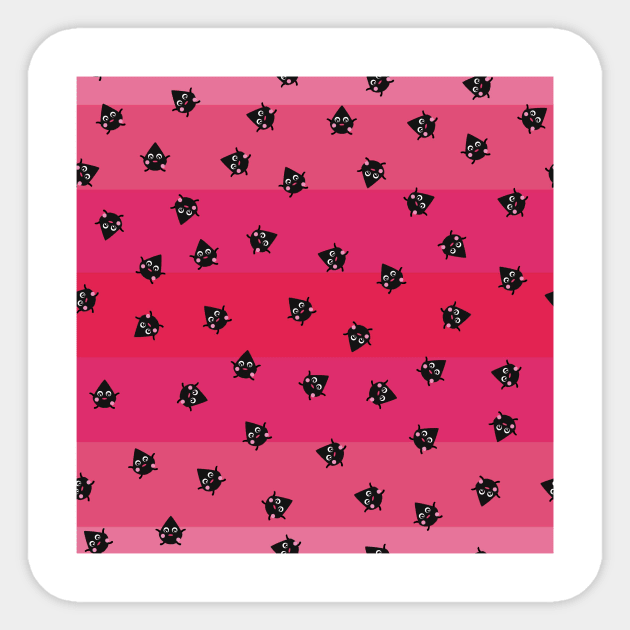 Fun Watermelon Seed Pattern Seamless Sticker by MichelMM